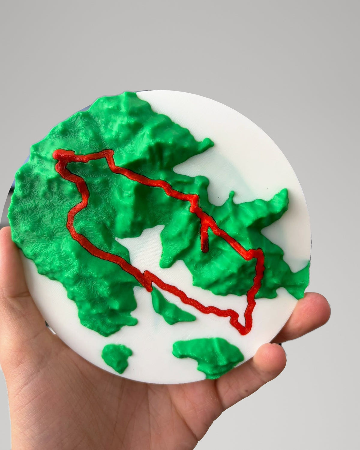 Real photo, background replaced: Type 2 Tales terrain disc, photo 6